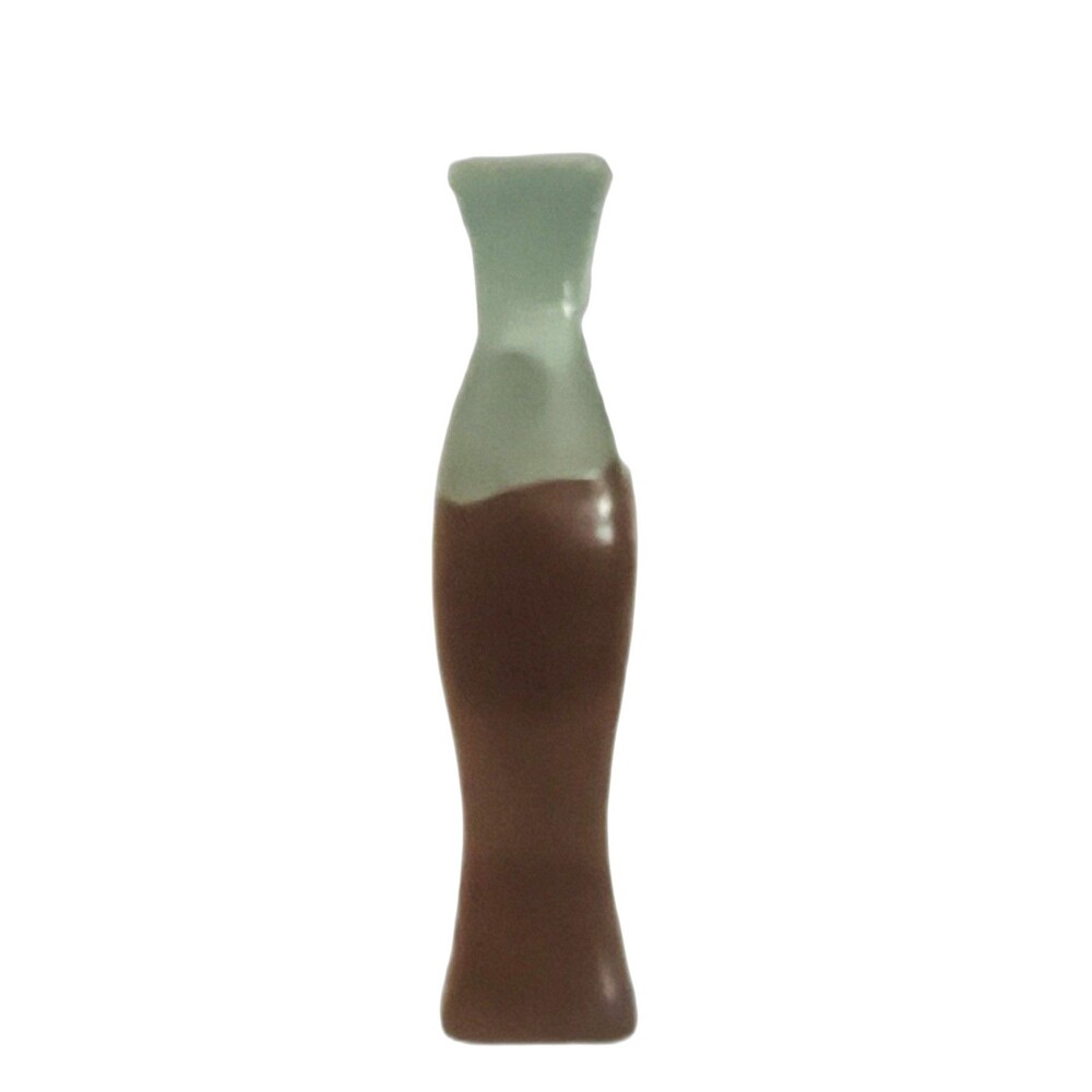 Vintage 10” Drip Glazed Pottery Decorative Bud Vase Northwest Blue Green Rust